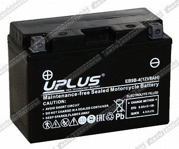 Мотоаккумулятор High Performance EB9B-4 (CT 1209.1, YT9B-BS) - фото Мотоаккумулятор High Performance EB9B-4 (CT 1209.1, YT9B-BS) - фото