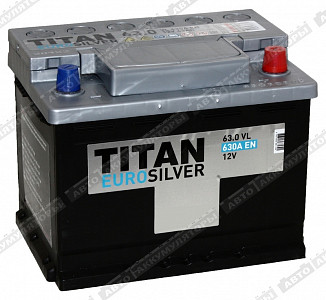 Автомобильный аккумулятор Euro Silver 6СТ-63.0 VL - фото