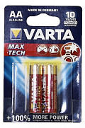 Батарейка (пальчиковая) Varta Max Tech AA LR6/316 блистер 2 шт