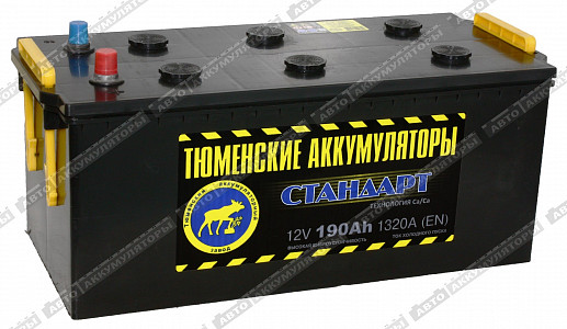 Грузовой аккумулятор 6СТ-190.4L Standard (конус. кл.) - фото