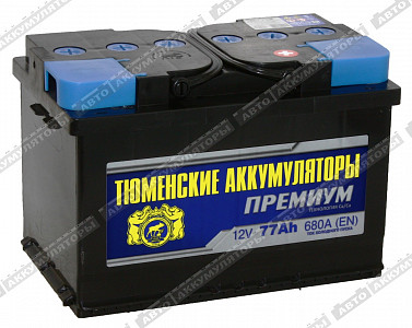 Автомобильный аккумулятор 6СТ-77.0LR Premium - фото