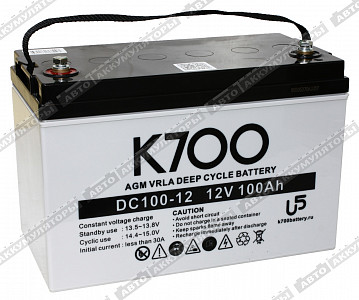 Тяговый аккумулятор DC 100-12 - фото