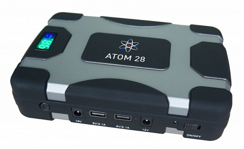 Мобильное пусковое устройство ATOM 28 (28000 мАч, 103.6 Втч, 850/1700А) - фото