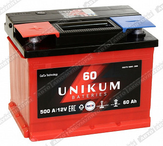 Автомобильный аккумулятор 6СТ-60.1 VL - фото