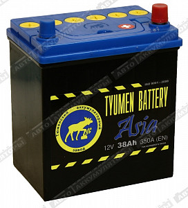 Автомобильный аккумулятор 6СТ-38.0LR Азия - фото