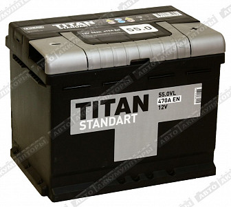Автомобильный аккумулятор Standart 6СТ-55.0 VL - фото