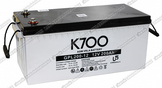 Тяговый аккумулятор GPL 200-12 - фото Тяговый аккумулятор GPL 200-12 - фото