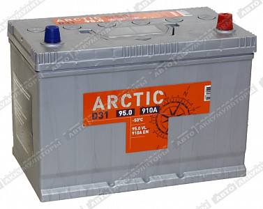 Автомобильный аккумулятор Arctic Silver 6СТ-95.0 VL (D31FL) - фото