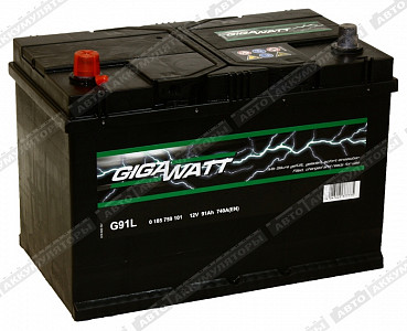Автомобильный аккумулятор 591 401 074 (G91L) - фото