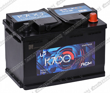 Автомобильный аккумулятор AGM 70.0 - фото